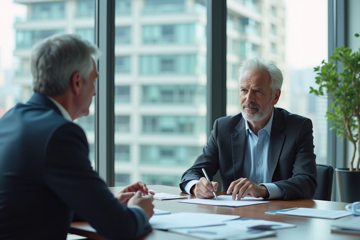 Conseiller fiscal canadien aidant un retraité français